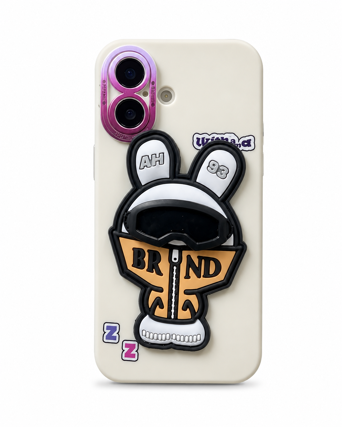 3D Cartoon Character MagSafe Phone Case with Ring Holder (iphone 15)
