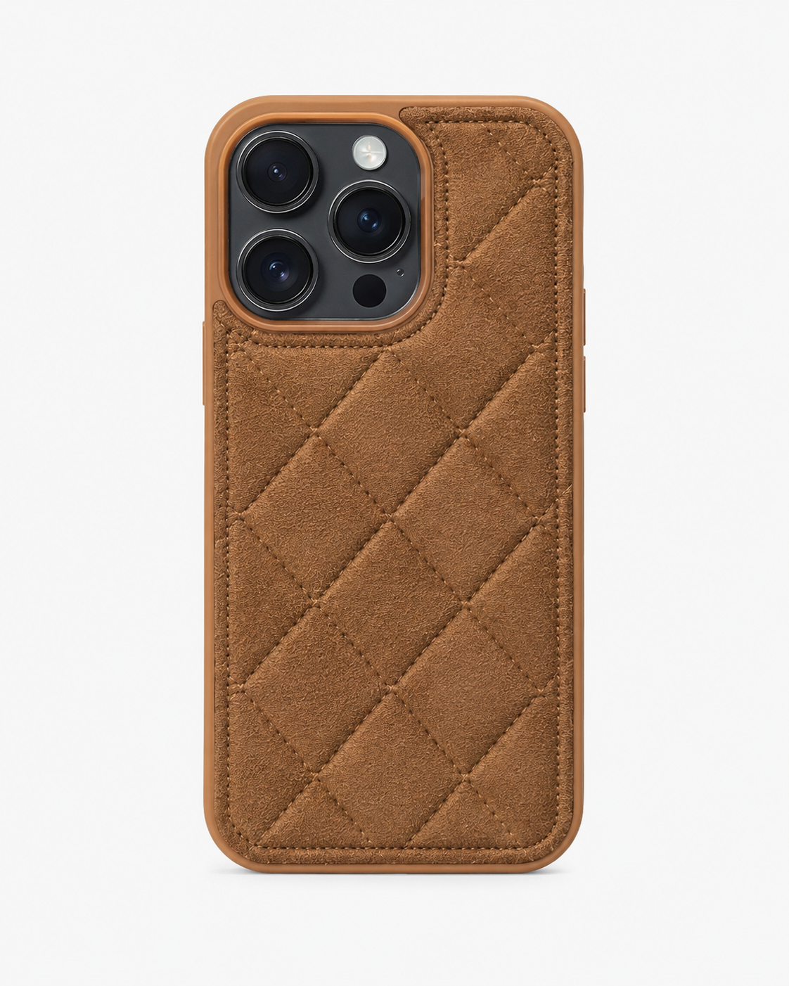 Premium Quilted Suede Texture Phone Case with Camera Protection (iphone 14)