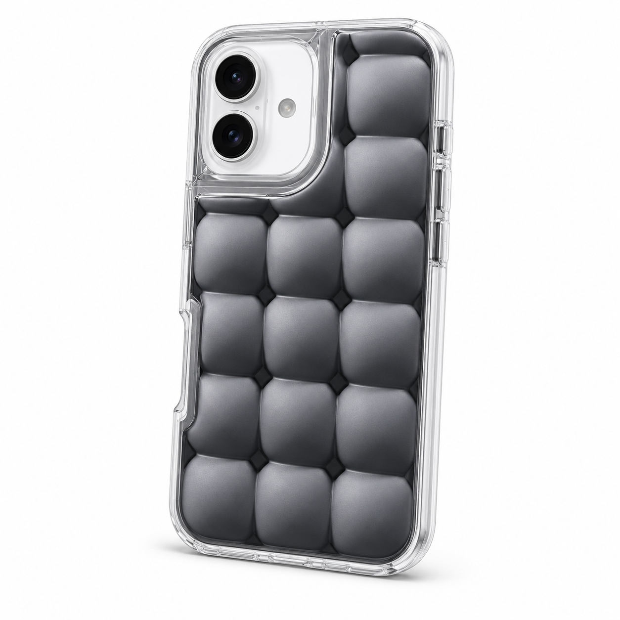 Transparent Bubble Cushion Phone Case with Camera Protection (iphone 15)