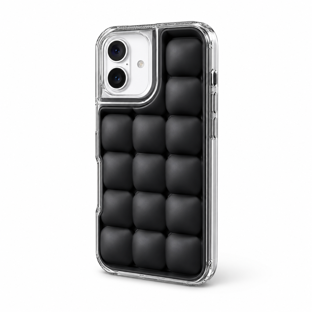 Transparent Bubble Cushion Phone Case with Camera Protection (iphone 15)