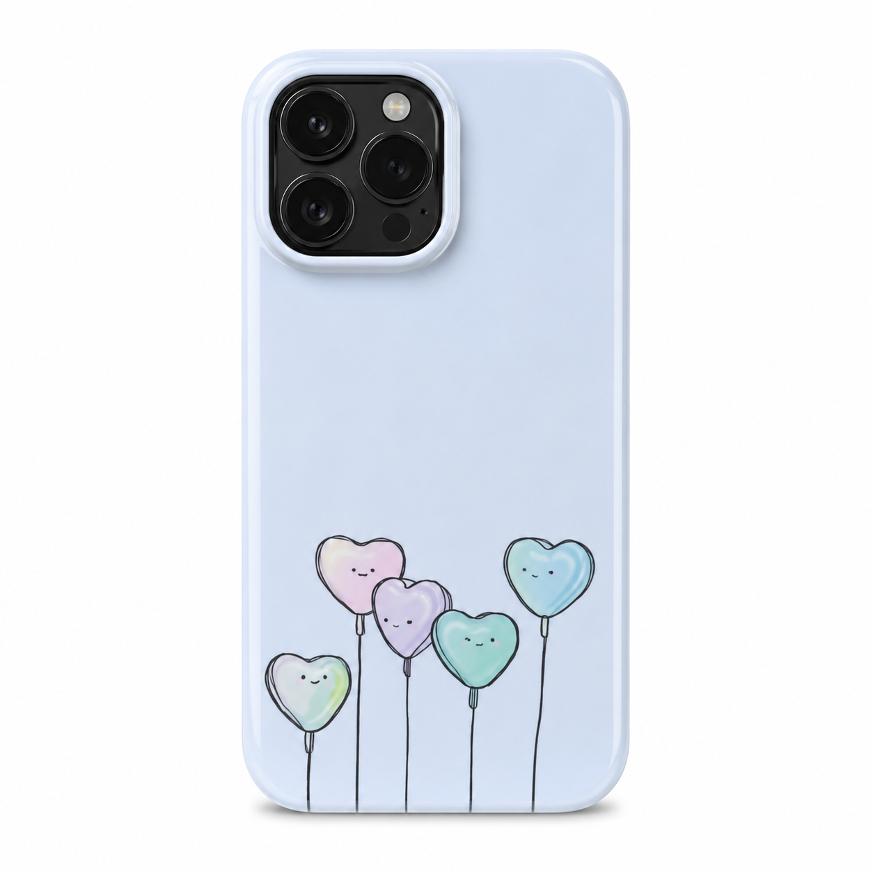 Cute Aesthetic Printed Phone Case with Camera Protection (iphone 14pro max)