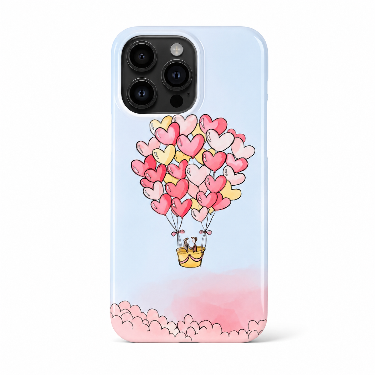 Cute Aesthetic Printed Phone Case with Camera Protection (iphone 14pro max)