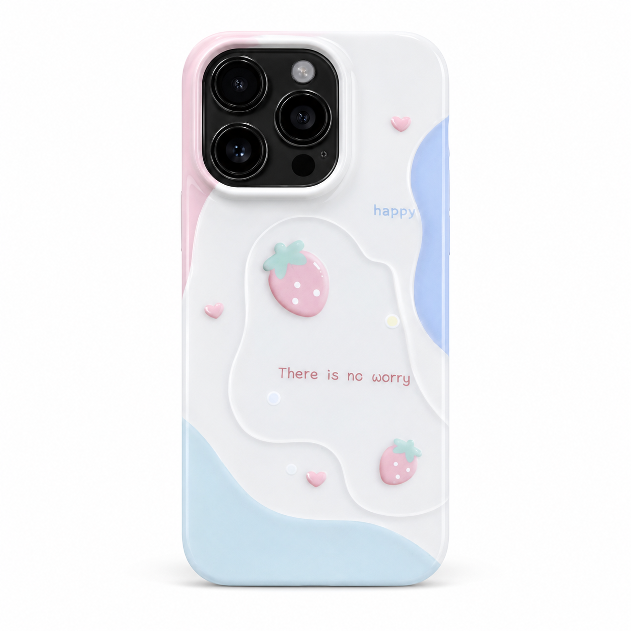 Cute Aesthetic Printed Phone Case with Camera Protection (iphone 14pro max)
