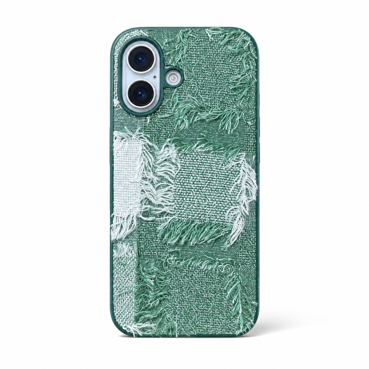 Premium Denim Fabric Texture Phone Case with Camera Protection (iphone 14pro)
