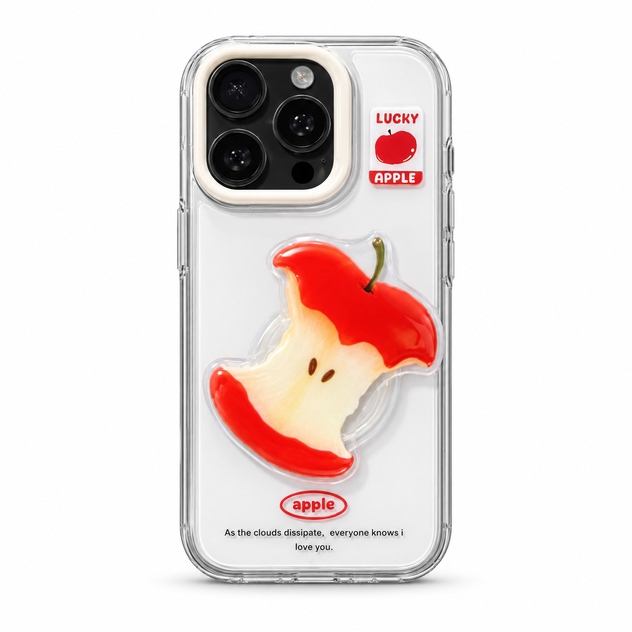 Cute 3D Fruit Grip Phone Case with Camera Protection (iphone 15)