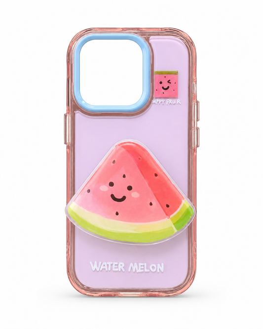 Cute 3D Fruit Grip Phone Case with Camera Protection (iphone 15)